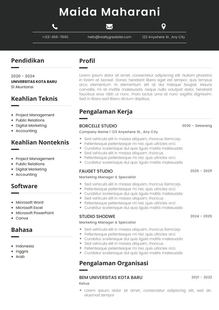 CV Kreatif