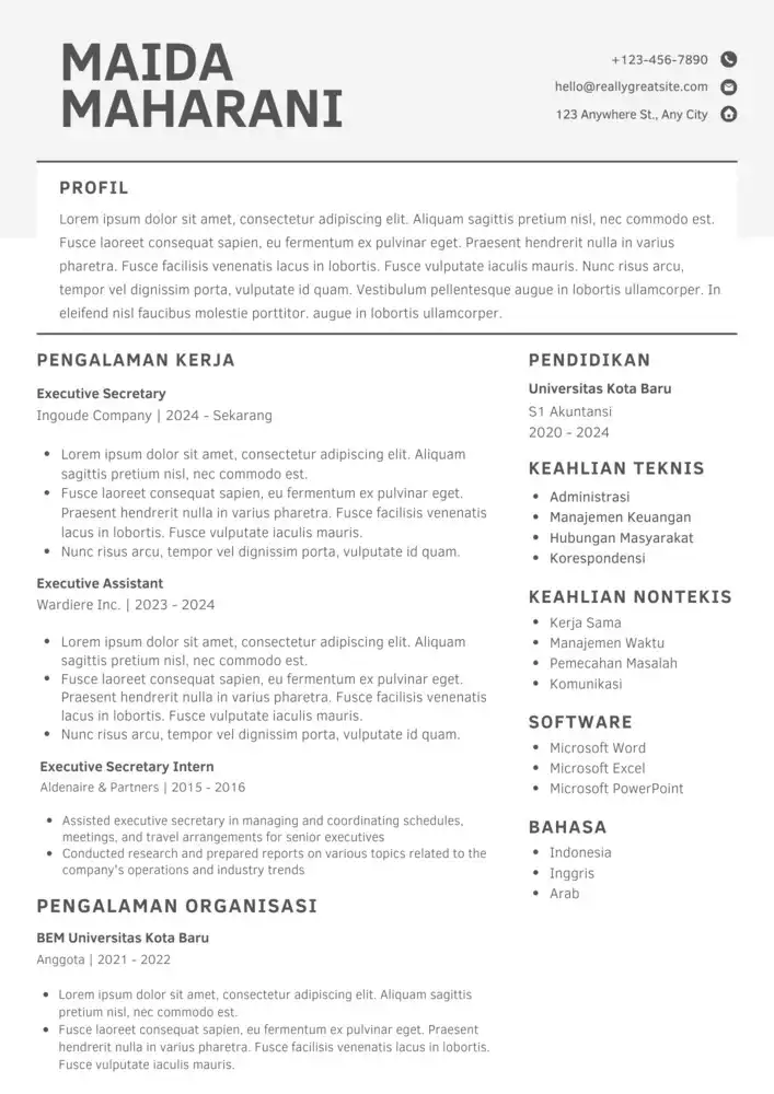 CV Kreatif